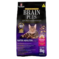 Ração Brain Plus Gatos Blend Adultos Carne e Arroz 10,1kg