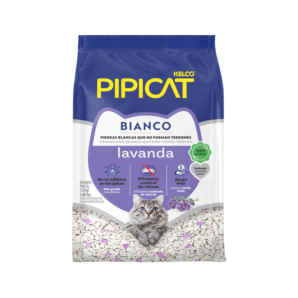 Granulado Sanitário Pipicat Bianco Lavanda 1,8kg