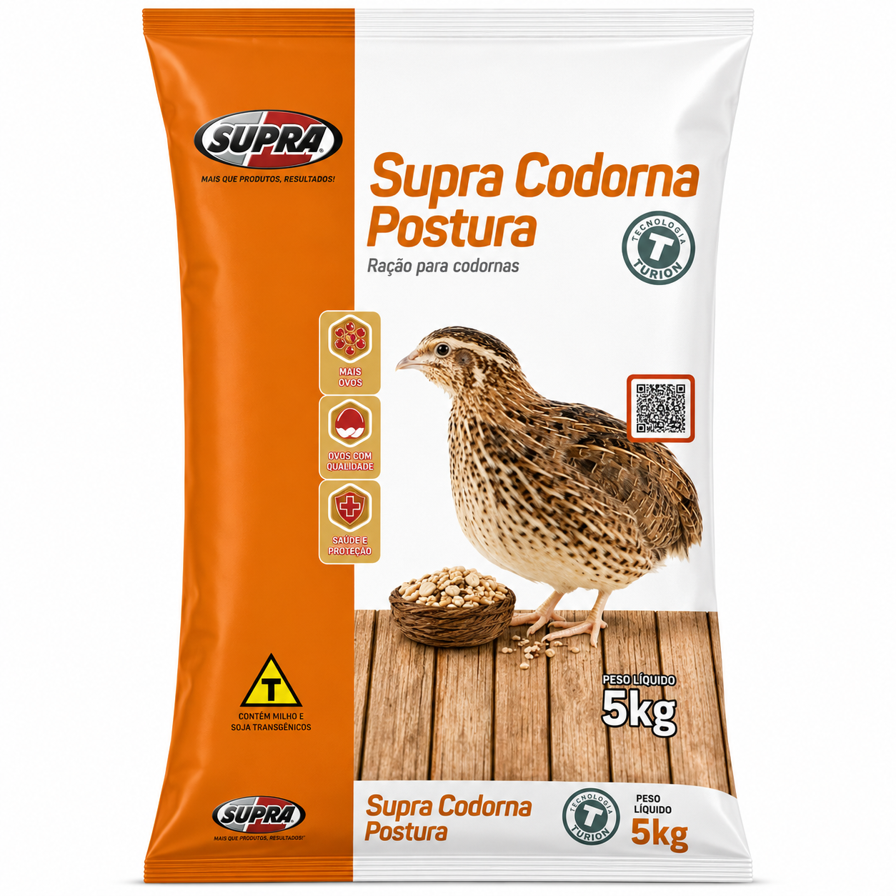 Ração Para Aves Supra Codorna 5kg