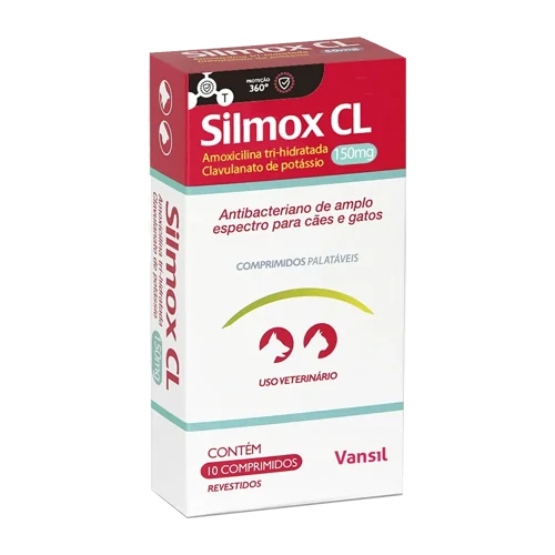 Silmox CL 150mg Antibiótico Vansil 10 comprimidos