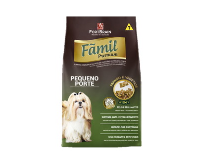 Ração Fãmil Cães Adultos Raças Pequenas Frango e Vegetais 10,1kg