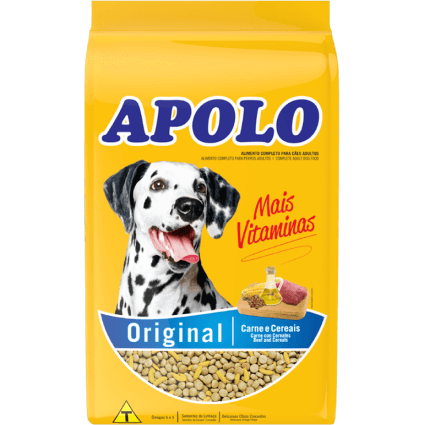 Ração Apolo Original Cães Adultos Carne e Cereais 10,1kg