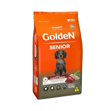 Ração Golden Fórmula Sênior Raças Pequenas Frango e Arroz Mini Bits 3 kg