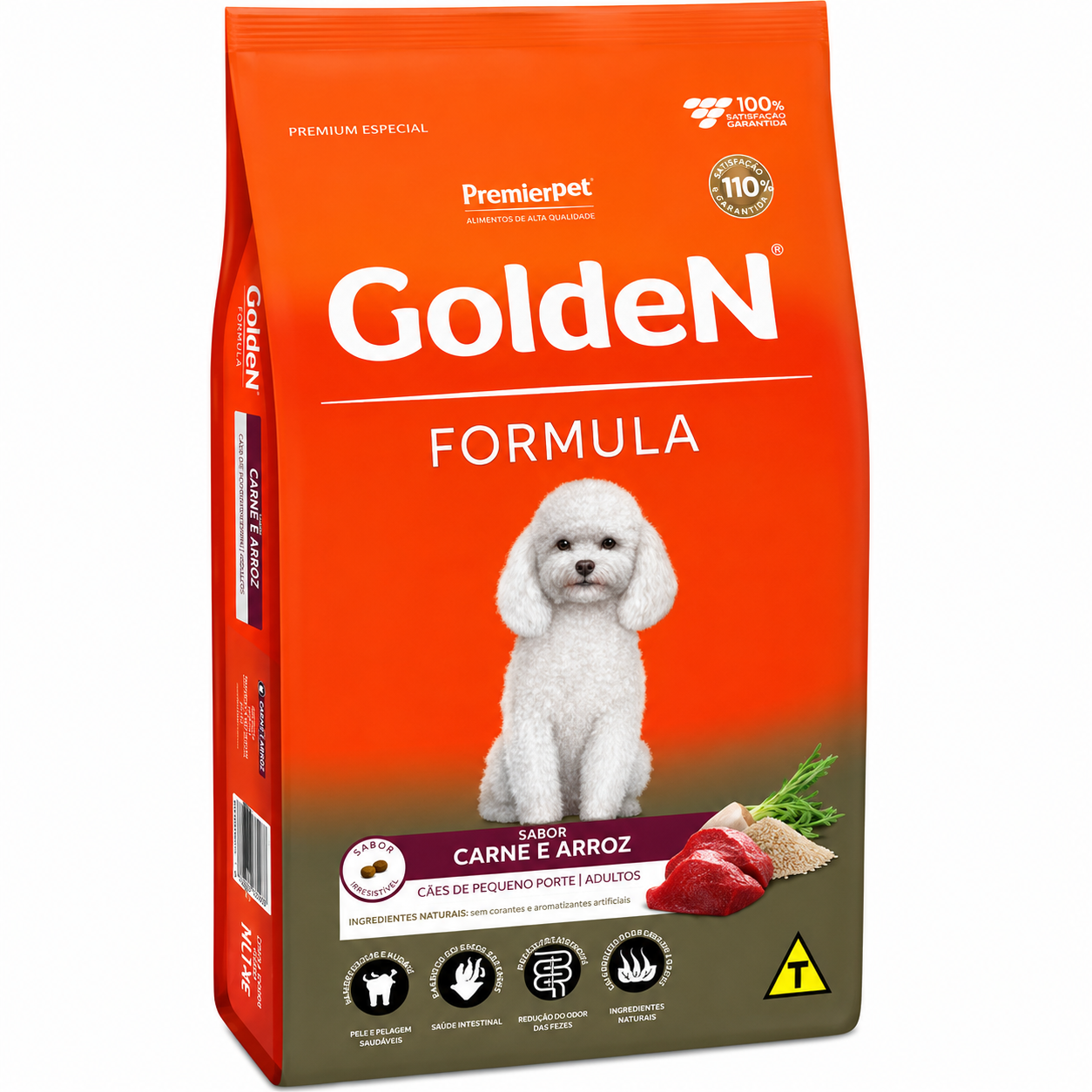 Ração Golden Formula Cães Adultos Raças Pequenas Carne e Arroz Mini Bits 3 kg