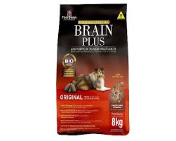 Ração Brain Plus Original Adulto Raças Médias e Grandes Carne e Cereais 10,1kg