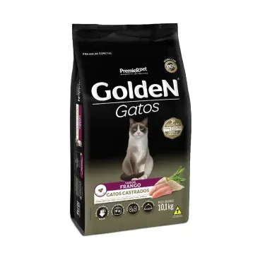 Ração Golden Gatos Castrados Salmão 10,1kg