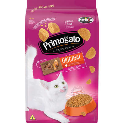 Ração Primogato Original Gatos Adultos Carne e Frango 15kg