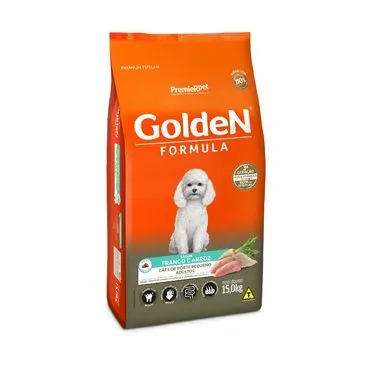 Ração Golden Fórmula Sênior Raças Pequenas Frango e Arroz Mini Bits 10,1 kg