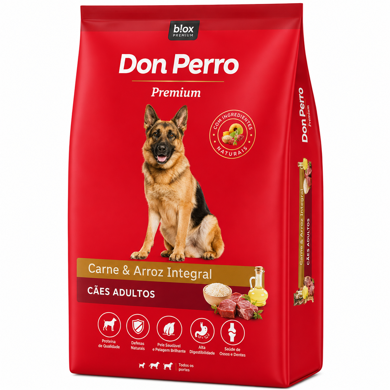Ração Don Perro Premium Cão Adulto Carne e Arroz 7kg
