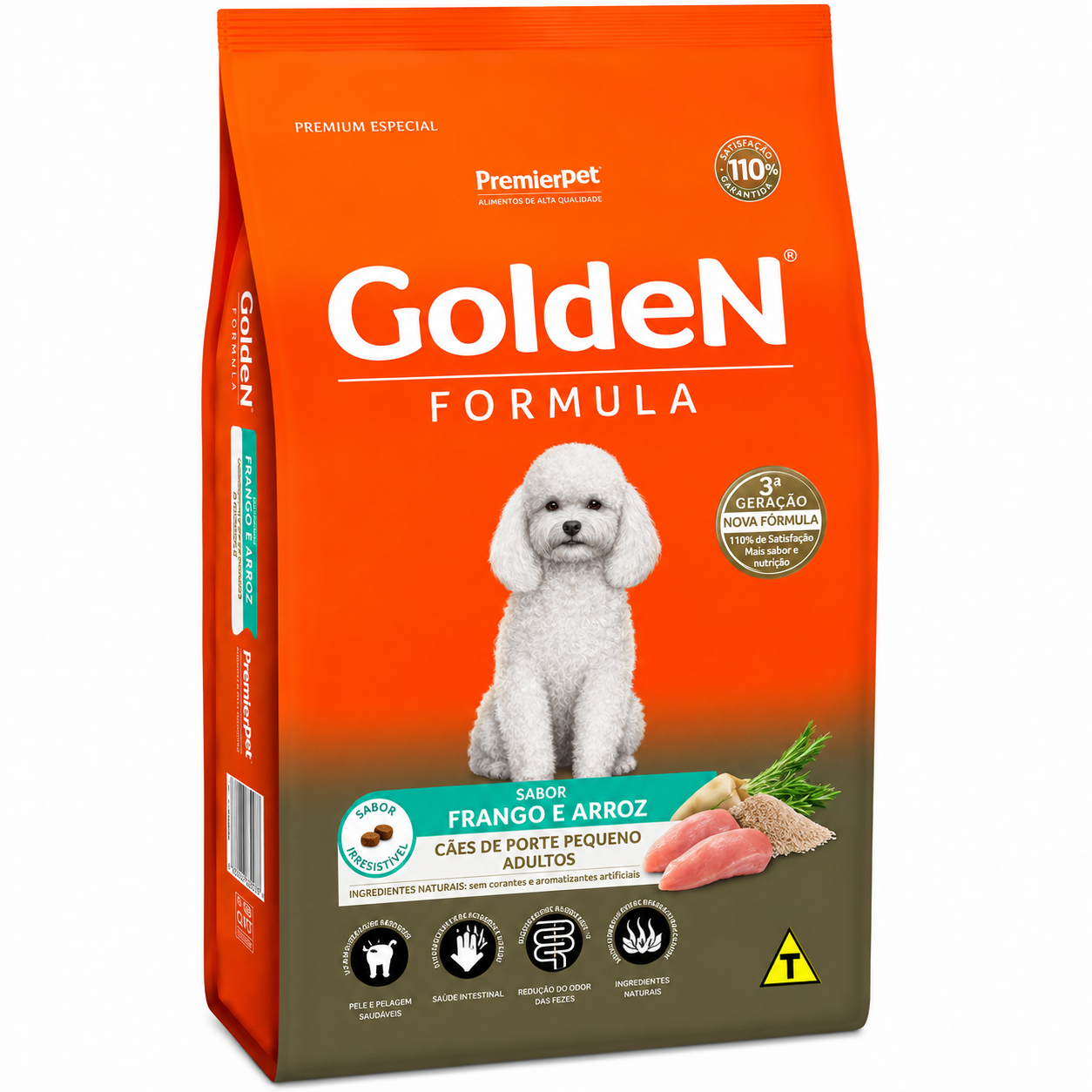 Ração Golden Fórmula Cães Adultos Raças Pequenas Frango e Arroz Mini Bits 15 kg